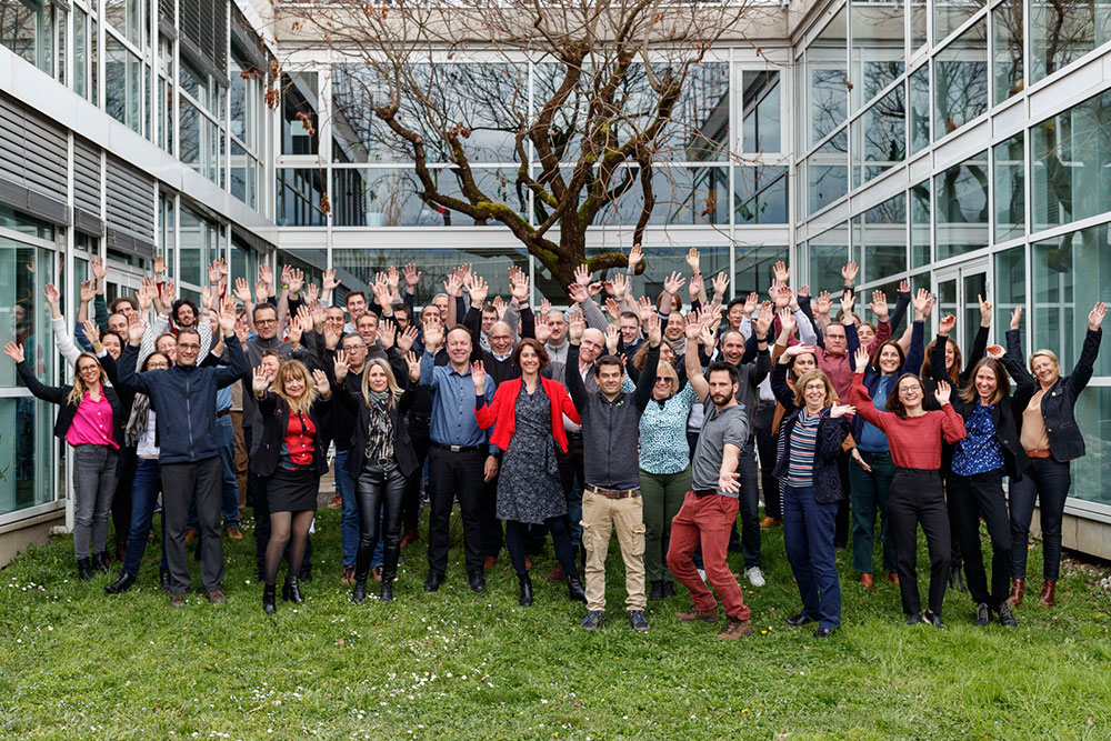 Les coopératrices et coopérateurs de la Scop Alma à Grenoble.